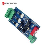 Contrôleur de décodeur pour bandes led, 3 canaux, vente en gros, dmx 512