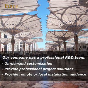 5m 10m 20m超大型商用伞穆斯林宗教活动户外空间遮阳伞麦地那可伸缩巨型伞 - Product Image 5