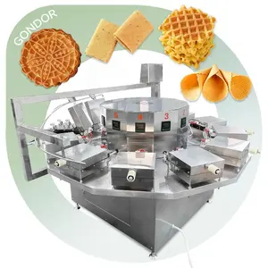 Commercial Automtics Wooden Malaysia Ice Cream Cone Maker Deep Fill Bowl Shape Machine for the Production of Waffle