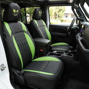 <span class=keywords><strong>Coprisedili</strong></span> in Pelle Personalizzati con Logo Ricamato per Wrangler Jeep Chevrolet GMC Subaru, Produzione all'Ingrosso GANE - Product Image 2