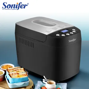 Sonifer SF-4025 new kitchen 15 programs digital electric automatic french bread maker machine for home