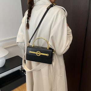 Borsa da Donna in Stile Francese dal Design Unico, Elegante Borsa a Mano Casual in PU a Forma di Scatola 231 - Product Image 6