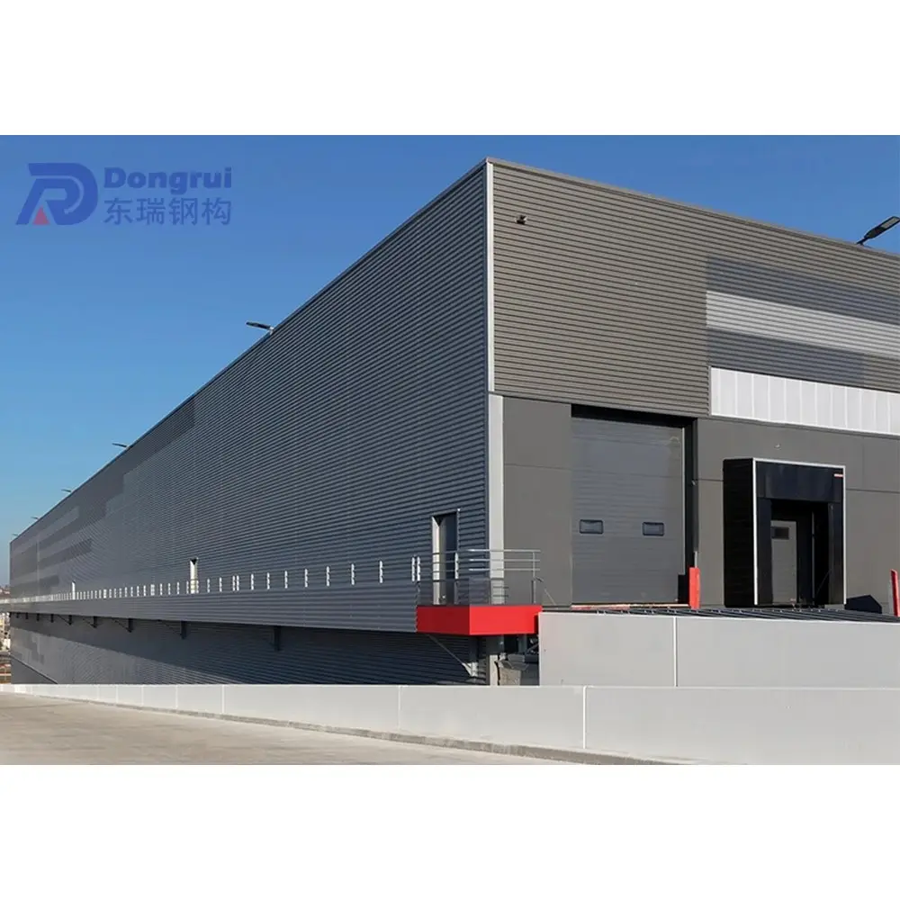 double storey insulated steel prefab engineering galvanized steel structure warehouse public buildings