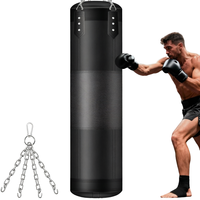 Sac de frappe Oxford 4FT pour adultes, sac de sable de boxe personnalisé avec logo pour MMA et Kickboxing