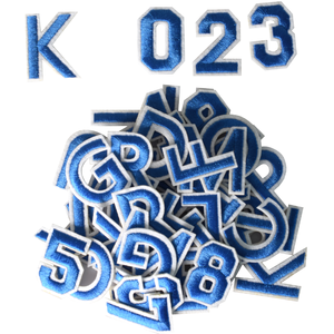 Wholesale Custom <b>Iron</b>-<b>On</b> Lace Embroidered Alphabet Letter Patches <b>Name</b> Letters for Hats & T-Shirts Eco-Friendly DIY - Product Image 2