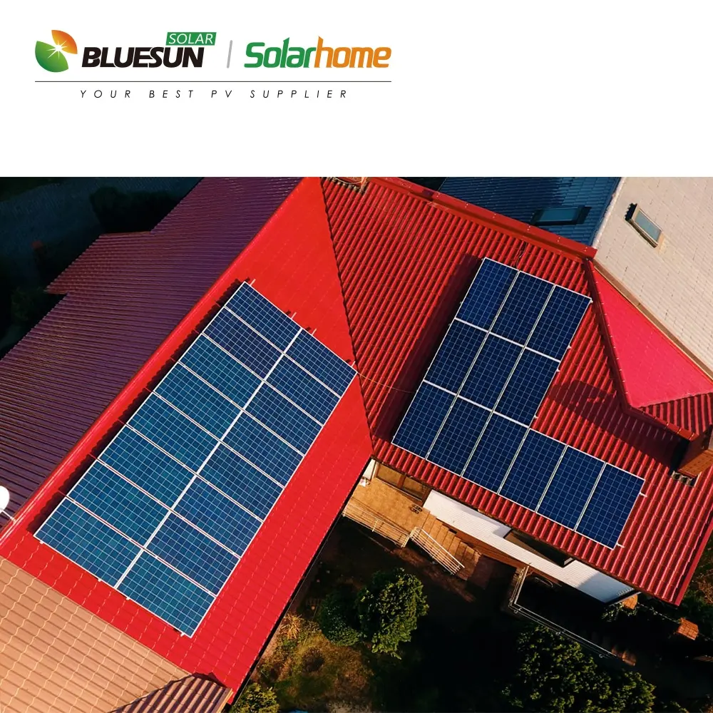 Горячая Распродажа, автономная система Bluesun 12 кВт, солнечная энергия для коммерческого использования, автономная система