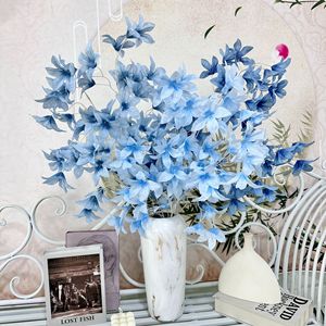 Narcissus Artificial Flower Arrangement Silk Blue <b>Wedding</b> Home Decor Photography <b>Props</b> - Product Image 1