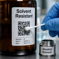 Étiquettes en polyimide haute température pour suivi de circuits imprimés (PCB) – Autocollants de précision découpés pour soudure à la vague et SMT, résistants à la chaleur