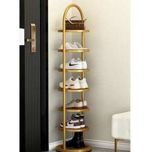 Zxm Venta al por Mayor Zapatero Metálico de 6 Niveles, Estilo Moderno y Lujoso, Mueble para Zapatos, Exhibidor de Zapatos para Tienda - Product Image 4