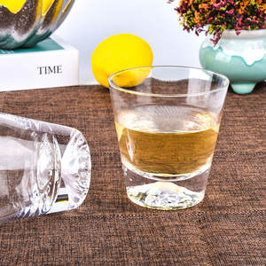 Verre en cristal sans plomb gravé à la main de bonne qualité Verre à whisky Verre à vin sans pied - Product Image 4