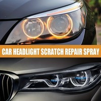 Kit de Restauration de Phares de Voiture, Pâte de Polissage et de Nettoyage en Acier Inoxydable, Outil de Réparation et de Rénovation de Phares, Durable