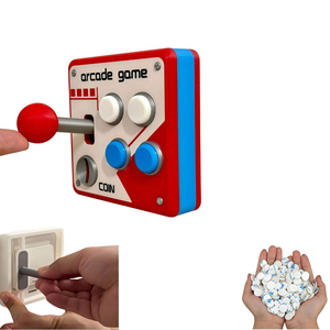Juguete de Escritorio Estético Impreso en 3D, Retro Arcade Switch Fidget Clicker, Botón Mecánico Decorativo de PLA Ecológico para Gamers - Product Image 4