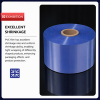 Film thermorétractable en PVC haute transparence pour emballage anti-corrosion, film PVC OEM