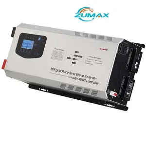 อินเวอร์เตอร์พลังงานแสงอาทิตย์ไฮบริด5KVA 3KVA 2KVA 1.5kva ออฟกริด1kW คลื่นไซน์บริสุทธิ์24V 48V 4KW 5KW