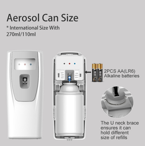 OEM wandmontierte Mini-Zimmer-<span class=keywords><strong>Deodorizer</strong></span>-Maschinen automatischer Sprühen Parfüm-Aerosol-Dispenser für Luftuft LED WerkspreisQ - Product Image 5
