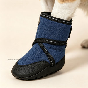 Botas para Perro, Botas de Invierno para Perro, Botas Antideslizantes para Mascotas, Botas de Goma para Mascotas, Cubrebotas para Perro para Caminar al Aire Libre, Clima Lluvioso y Frío, Uso Diario - Product Image 3