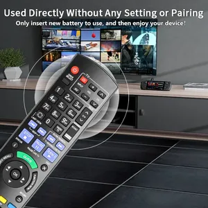 N2QAYB001046 N2QAYB000759 pour télécommande d'enregistreur <span class=keywords><strong>Blu</strong></span>-<span class=keywords><strong>ray</strong></span> <span class=keywords><strong>Panasonic</strong></span> de remplacement avec bouton NETFLIX, DMR-BCT73 - Product Image 4