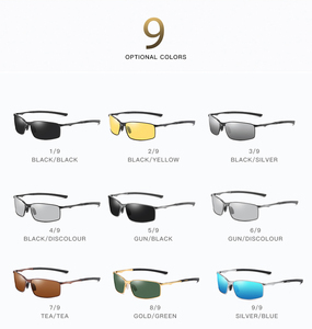 Glazzy 2022 gương phân cực Kính mát người đàn ông kính mát kính lái xe màu thay đổi kính tầm nhìn ban đêm - Product Image 6