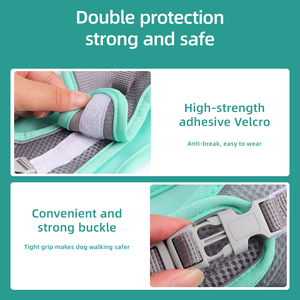 Arnés de Pecho <span class=keywords><strong>para</strong></span> Perro de Fibra Ecológica, Acolchado, Transpirable, Ajustable, Reflectante, de Liberación Rápida, de Lujo y Moda Premium - Product Image 3
