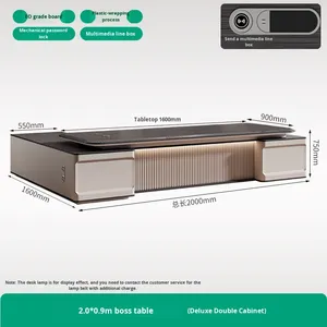Escritorio <span class=keywords><strong>Ejecutivo</strong></span> Moderno para Oficina, Muebles de Oficina de Lujo, Diseño de Alta Calidad para Centro de Ventas Inmobiliarias - Product Image 6