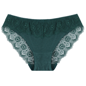 Nuevas bragas de cintura media para mujeres jóvenes y gorditas, bragas de encaje sexy de lujo, bragas acolchadas para mujeres gorditas, fotos de mujeres gorditas en bragas - Product Image 5