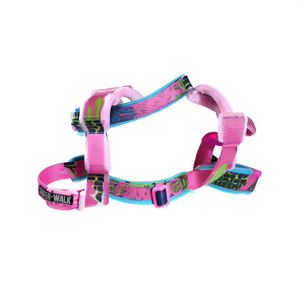 สายรัดอกสุนัขแบบปรับได้ Softer-Walk Melted Harness ลายสีชมพู ฟ้า เขียว - Product Image 3