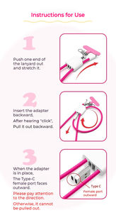 <span class=keywords><strong>สาย</strong></span><span class=keywords><strong>ชาร์จ</strong></span>เร็ว 60W 3A พร้อมสายคล้องโทรศัพท์มือถือแบบมีแผ่นแปะ สำหรับอุปกรณ์ที่มีหัวต่อ <span class=keywords><strong>Type</strong></span> <span class=keywords><strong>C</strong></span> - Product Image 5