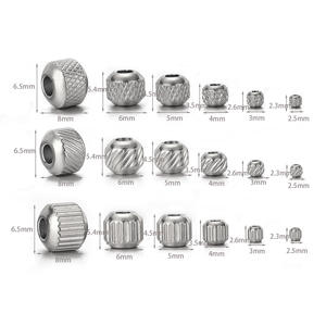 <span class=keywords><strong>Lovestory</strong></span> E372 Cadenas Sueltas Chapadas en Oro de 18k, Varios Tamaños, Patrón de Cuadrícula y Rayas Verticales, Venta al por Mayor de Joyería de Acero Inoxidable para Fabricación - Product Image 6