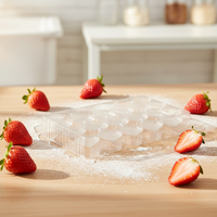 Barquette en plastique PET transparente à 12 cavités, barquette d'emballage alimentaire de qualité alimentaire
