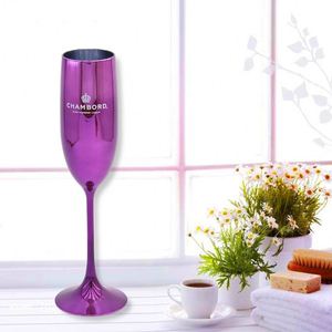 Copas de Champán de Lujo Modernas con Logotipo Personalizado, Copas de Vino de Plástico Irrompibles para Fiestas, Bodas y Eventos al Aire Libre - Product Image 1