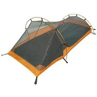 Tente Tipi Double Couche Anti-Eau Oxford Quatre Saisons pour 1 Personne, Abri Coupe-Vent pour Camping, Voyage et Activités Familiales en Plein Air