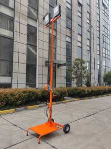 LUDWIG 3,6 M 2*100W Led torres de luz móvil mástil telescópico pequeña torre de iluminación portátil para exteriores - Product Image 5