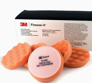 3M43941 Finesse-it Foam Buffing Pad 434941 02637 Yellow 3INCH Disc Grit 400 Medium Abrasive Concrete Granite Stone <b>Car</b> <b>Polishing</b> - Product Image 3