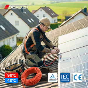 Câble solaire photovoltaïque DC H1z2z2-k 6mm² 4mm² avec conducteur en cuivre étamé massif, isolation XLPE, DC1800V, indice de protection IP67, système d'alimentation photovoltaïque - Product Image 6