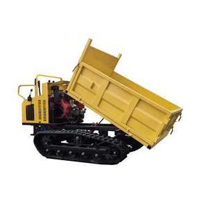 1.5 Ton Start Mini <b>Tracked</b> <b>Dumper</b> Truck Full Hydraulic Loading New Condition 2 Emission Standard - Product Image 1