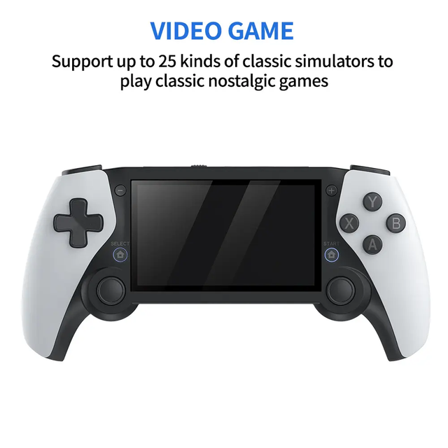 New Portable Game Box M25 Game Console Features Wireless Connectivity Dual Joysticks 4.3-Inch Screen Open-Source Platform