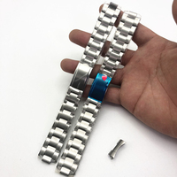 Bracelet de montre vintage à rivets, en acier inoxydable, pour R0IIex Day Just 16234 & 0yster Perpetual, 19 mm 20 mm