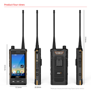 Ksun AL100 IP68 không thấm nước chống bụi Walkie Talkie gồ ghề điện thoại kỹ thuật số Analog 4 gam Mạng Tri Chế độ hai cách phát thanh - Product Image 6