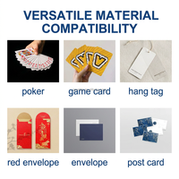 Alimentateur automatique de cartes et d'étiquettes suspendues pour cartes de jeu |   Distributeur de dépliants à commande servo avec système de comptage photoélectrique