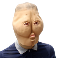 Nouveau masque drôle pour la tête entière, masque de fête pour adultes, mascarade, Pâques, réunion, vêtements de cosplay, masque en latex, accessoire bizarre