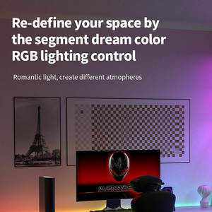 Banqcn nhà gameroom trang trí máy tính điểm ảnh Neon Silicone linh hoạt 24V DIY <span class=keywords><strong>Led</strong></span> dây bàn ánh sáng <span class=keywords><strong>RGB</strong></span> Dải Nhiều màu - Product Image 5