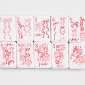 Tuiles de Mahjong Américain en Acrylique Luxe Miss <span class=keywords><strong>Darling</strong></span>, 160 Pièces, 3 Couches, Portables et Modernes, Idéales pour les Cadeaux et le Divertissement Adulte - Product Image 6