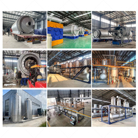 Petite installation de pyrolyse, installation de pyrolyse du plastique en diesel, équipement de recyclage des pneus usagés, machine de pyrolyse continue des pneus