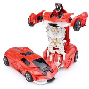 Juguetes de <span class=keywords><strong>coche</strong></span> <span class=keywords><strong>robot</strong></span> para niños, 2 en 1, <span class=keywords><strong>coche</strong></span> <span class=keywords><strong>robot</strong></span> de acción, modelo transformable por colisión, vehículo deformable, regalo para niños - Product Image 1