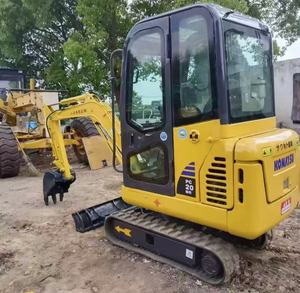 รถขุดขนาดเล็ก Komatsu PC20 มือสอง น้ำหนัก 2 ตัน รถขุดขนาดเล็กแบบมีห้องโดยสาร สำหรับงานก่อสร้างในฟาร์ม - Product Image 4