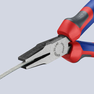 KNIPEX 20 02 140 Alicates de punta plana con mangos ergonómicos, negros 140 mm - Product Image 4