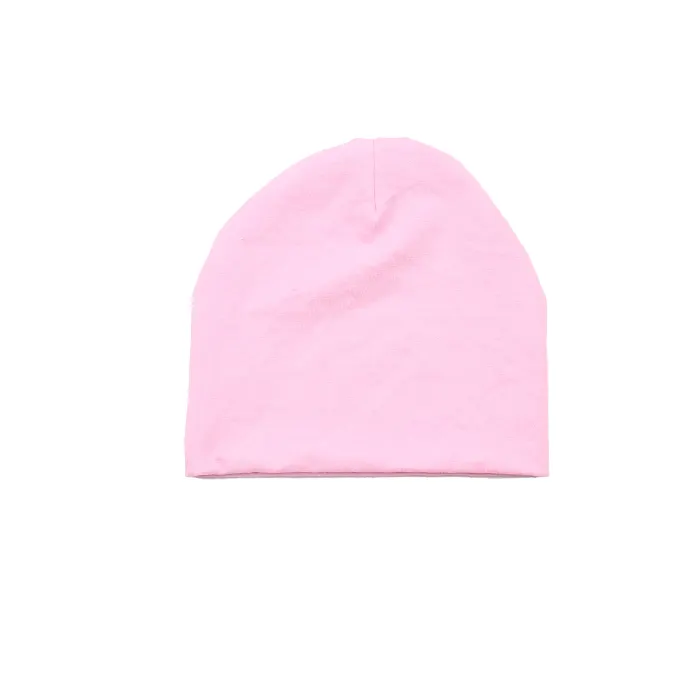 Hot sales cotton Baby Hat Girl Boy Beanie Pink Beanie Infant Cotton knitted Children hats
