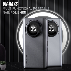 Vật liệu chống cháy chuyên nghiệp 35000 vòng/phút máy khoan móng tay Hiển thị cầm tay chức năng ngân hàng điện đa chức năng sử dụng salon - Product Image 5