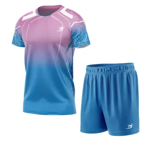 Professional Quality Customized badminton jerseys sports wear badminton t shirt man 3d sublimated shorts for badminton