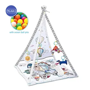 Outdoor Indoor Tragbare Strand Sicherheit Krippe Netz Spielhaus Pop-up Schlaf kriechen Tipis Baby Spiel zelt